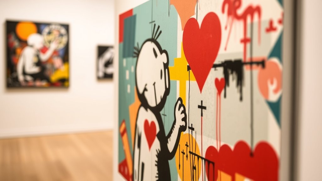 Banksy en moco museum: straatkunst die je aan het denken zet